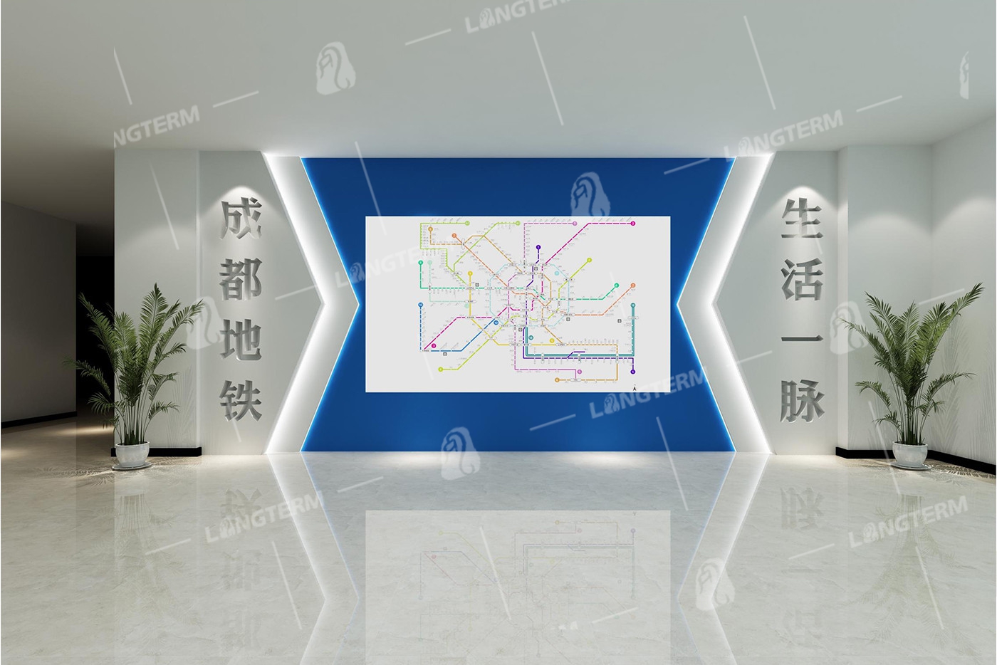 成都地铁展厅设计案例 成都地铁展厅设计案例