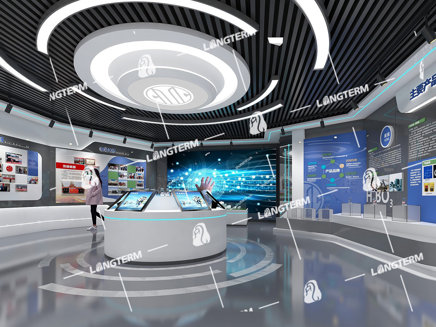 中信国安锂业荣誉室设计搭建 中信国安锂业荣誉室设计搭建