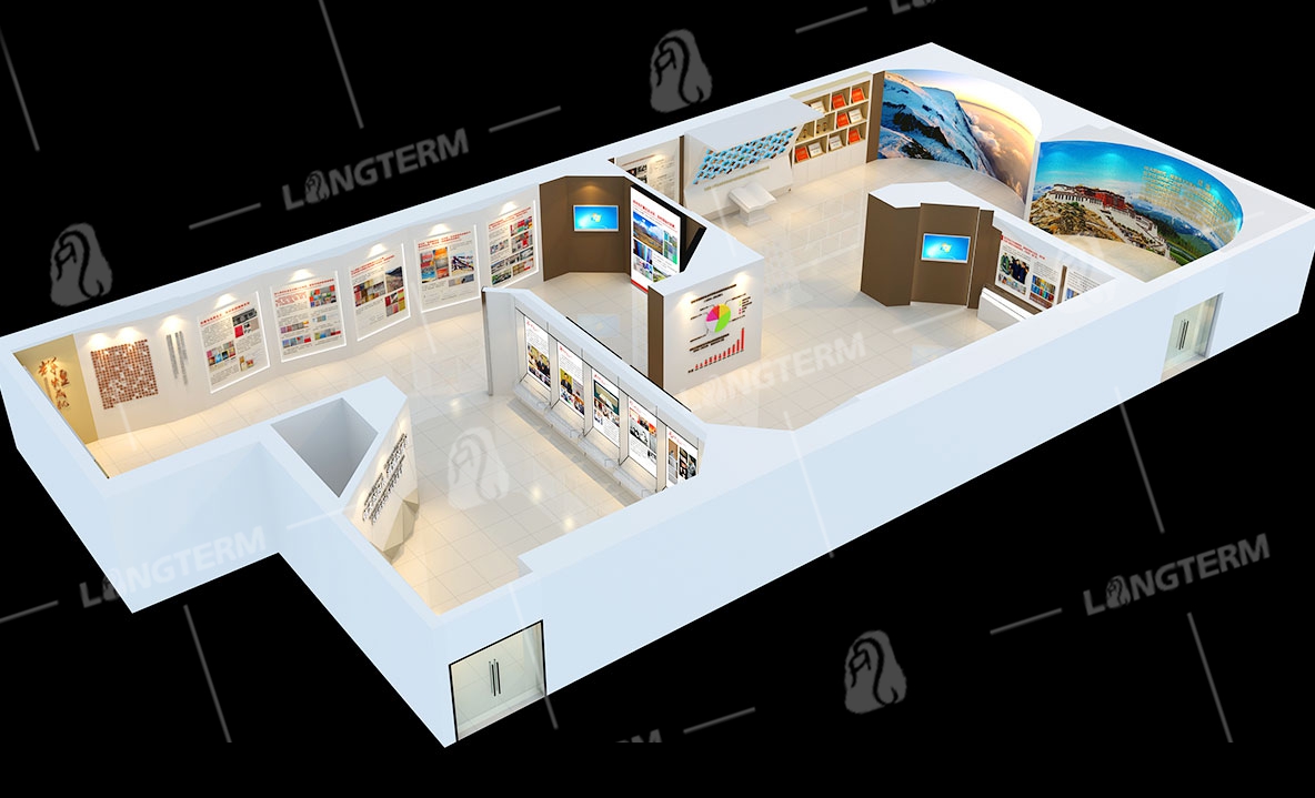 西藏社科院展厅设计 西藏社科院展厅设计